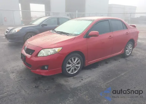 2009 Toyota Corolla S from USA, damaged, VIN 1NXBU40E19Z087165